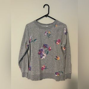 Flower crewneck from old navy